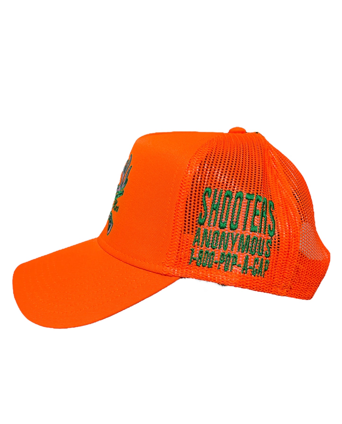 Shooters Anonymous Neon Orange Trucker