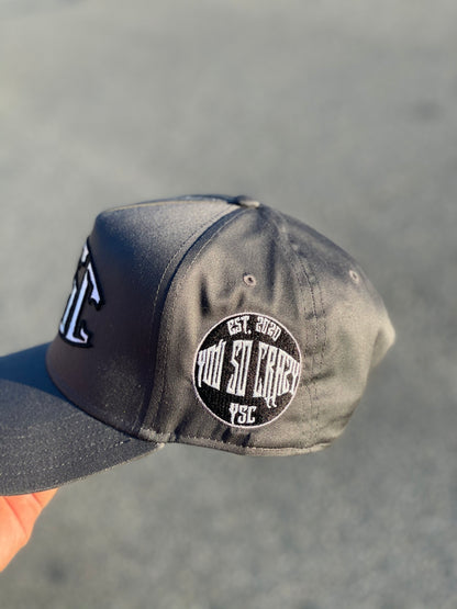 YSC Charcoal Stamp Snap Back