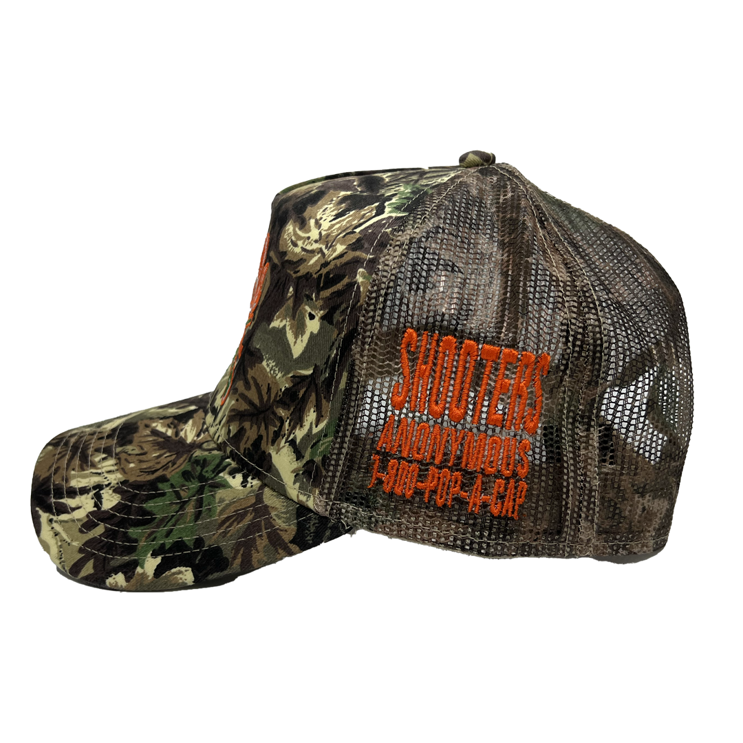 Shooters Anonymous Camo Trucker